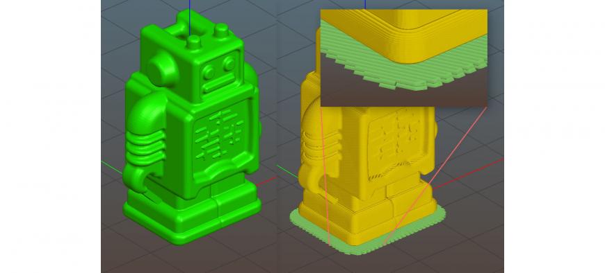 Введение в 3D печать, Часть 3:  Настройки слайсинга, использование двух экструдеров, решение типовых проблем